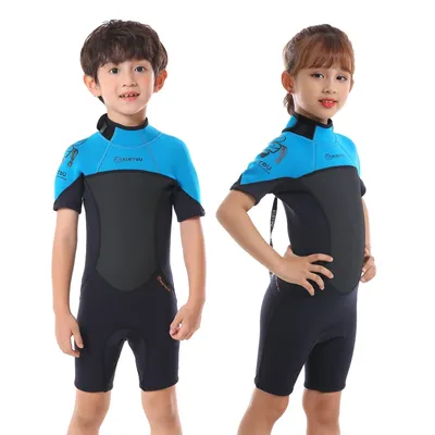 Thermal Shorty Swimsuit Kid Surf Neoprene Wetsuit Children Scuba Diving Suit Freediving Underwater
