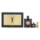 Yves Saint Laurent Black Opium Eau De Parfum Gift Set: Eau de Parfum Spray 90ml + Mini Eau De Parfum Spray 7.5ml + Mini Lipstick #70 1.3g 872546 3pcs
