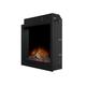 Acantha Ontario Electric Inset Wall Fire with Remote Control in Black