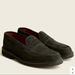 J. Crew Shoes | J Crew Alden For J.Crew Lug Penny Loafers In Suede Az878 | Color: Black | Size: Various