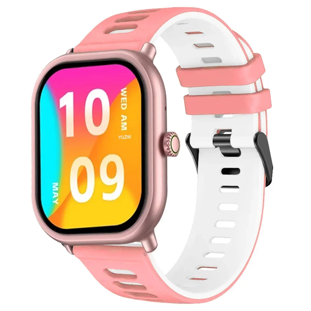 20mm 22mm Silikonarmband für Zeblaze Stratos 3 2/Vibe 7 Pro/Ares 3/GTR 3/GTS 3 Pro Ersatz-Uhrenarmband-Zubehör Image