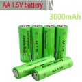 2 pezzi nuova batteria AA 3000 MAh batteria ricaricabile ni-mh 1.5 V AA batteria per orologi mouse