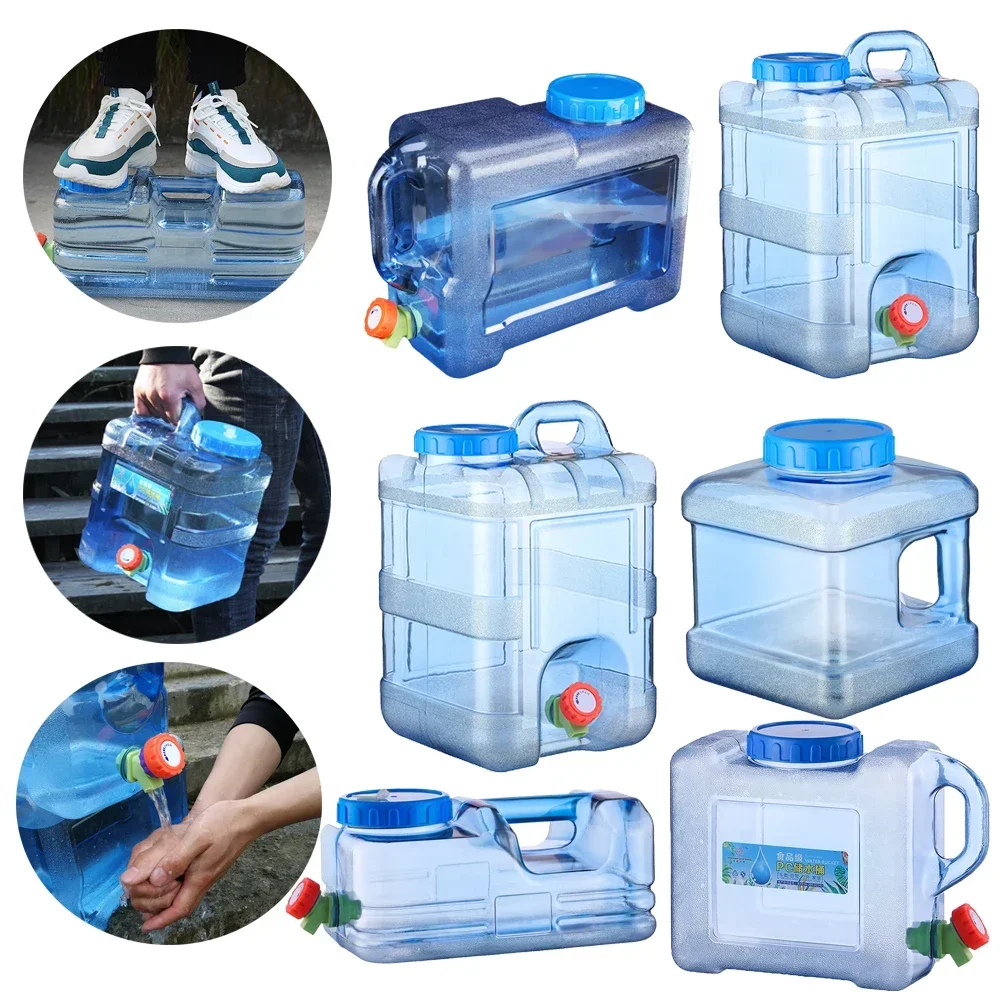 Outdoor-PC Wassereimer Auto Camping Trink kessel tragbare Wassersp eicher Container Outdoor-Camping ausrüstung Image