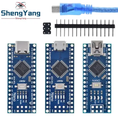 TZT Nano Mit dem Bootloader-kompatiblen Nano 3.0-Controller für Arduino CH340 USB-Treiber 16 MHz Image