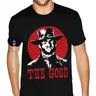 Geometrico il buono il cattivo e il brutto Clint Eastwood Tee Shirt Tshirt uomo Graphic Black Tees