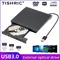 TISHRIC DVD External USB3.0 Reader POP-UP Mobile DVD-RW CD Player unità ottiche per Laptop Desktop