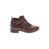 Easy Spirit Ankle Boots: Burgundy Shoes - Women's Size 8