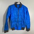 Athleta Jackets & Coats | Athleta Blue Down Puffer Jacket Size Xxs | Color: Blue | Size: Xxs