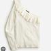 J. Crew Tops | J. Crew- Nwt One Shoulder Knit Top | Color: Cream/White | Size: Xs