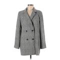 Madewell Coat: Gray Houndstooth Jackets & Outerwear - Women's Size Medium