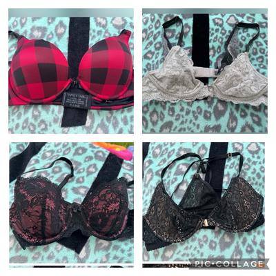 Victoria's Secret Intimates & Sleepwear | Bundle Deal Victoria Secret, Aerie, Vanity Fair Bra Bundle | Color: Black/Red | Size: 34b