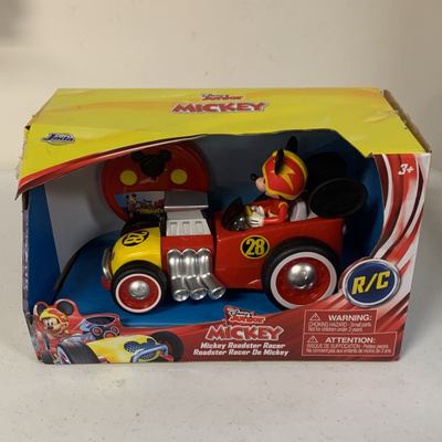 Disney Toys | Disney Mickey Mouse Roadster Racer Rc Vehicle | Color: Red | Size: One Size