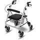 Folding Rollator Walker,Wheeled Walker Rollator Walker with Seat and Wheels, Collapsible Portable Walkers for Seniors, Medical Mobil Walking Aids, Walker with Large Capac Storage