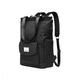 PORRASSO Women Laptop Backpack Casual Shoulder Bag with USB Charging Port Luggage Strap School Bag for 14 Inch Laptop Daypack College Work Travel Rucksack Black