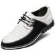 Men's Dress Shoes Wide Width, Comfort Dress Sneakers Men Fashion Business Casual Oxford Shoes Soft Loafers Derby Shoe for Office Working Driving Walking (Color : White-A, Size : 6 UK)