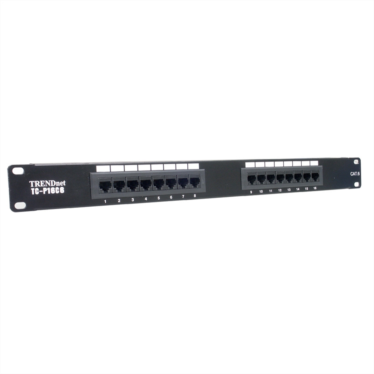 TRENDnet TC-P16C6 Patch Panel, 16-port Cat6 Unshielded Image
