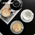 MHW-3BOMBER Klassische Latte Art Tassen mit Untertasse & Kaffee Löffel Set 280ml Tee Espresso Tassen