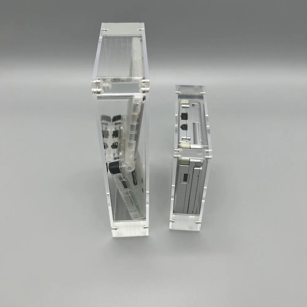 Acryl-Displaybox mit magnetischer Abdeckung für Game Boy Advanced SP GBASP Konsolen-Aufbewahrungsbox, Shell-Zubehör Image
