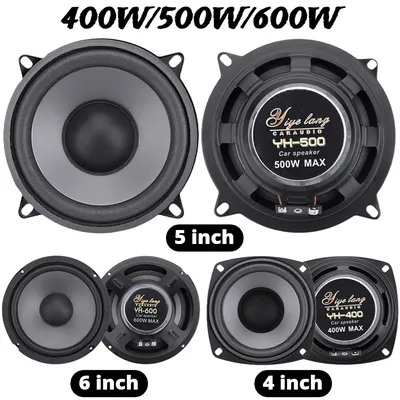 4/5/6 Zoll HiFi-Koaxial-Auto lautsprecher Voll bereichs frequenz Kfz-Audio-Musik Stereo-Subwoofer Universal-Auto-Stereo-Lautsprecher