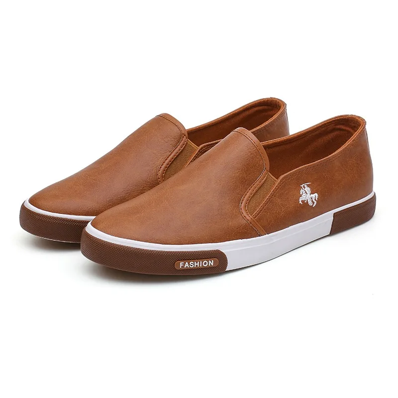 Herren Leder Schuhe Retro Vier Jahreszeiten Schuhe Low Zu Helfen Business Casual Schuhe Zapatos De Hombre Slipper Sneakers Männer