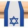 Shavuot Runner da tavola in lino Sukkot ebraico Purim pasqua Pesach Rosh Hashanah Yom Kippur Sukkah