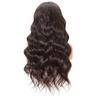 Echthaar-Perücke mit Spitzenfront, freier Teil, brasilianisches Kardashian-Haar, natürliche Wellen, schwarzbraune Perücke, 130 % 150 % 180 % Dichte, mit Babyhaar, natürlicher Haaransatz, vorgezupfte,