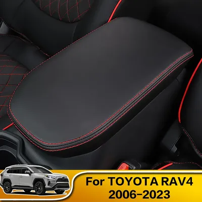 1PCS Car Armrests Box Cover Decoration Interior Accessories For Toyota RAV4 XA30 XA40 XA50 2006 -