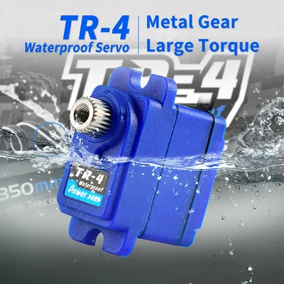 PowerHD TR-4 TR4 Mini 7.4V 2.6KG Waterproof Metal Gear Servo for Traxxas TRX4 RC Vehicles Model