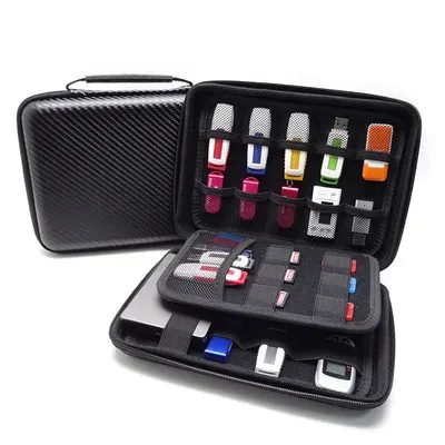 Hard drive USB Flash Drive Case, Universial Portable Big Capacity Waterproof Shockproof Electronic
