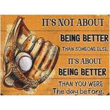 Jigsaw Puzzles 500 Pieces Vintage Baseball Sport Inspirational Quotes Baseball 500 Piece Puzzle for Adults Puzzle Wooden Puzzles for Adults Teens 500 Piece Puzzle 20.5x15 Inch