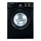 Exquisit Waschmaschine WA9214-340A anthrazit | 9 kg Fassungsvermögen | Energieeffizienzklasse A | 16 Waschprogramme | Kindersicherung