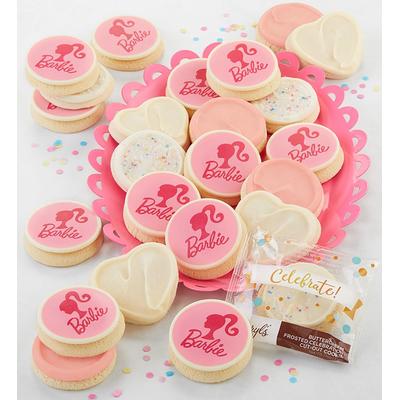 Barbie™ Assorted Buttercream-Frosted Cutout Cookie Box - 24 by Cheryl's Cookies