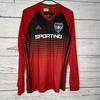 Adidas Shirts | Adidas Unisex Adult Sporting Kansas City St. Croix Academy Long Sleeve Jersey M | Color: Black/Red | Size: M