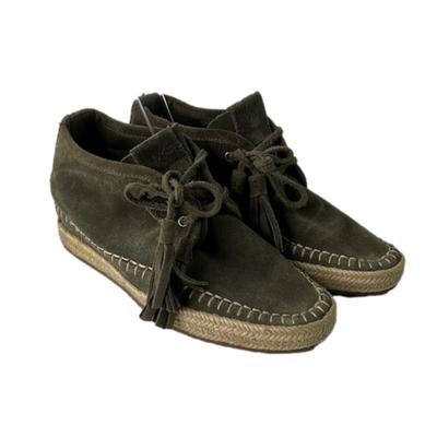 Michael Kors Shoes | Michael Kors Green Suede Espadrilles Wallabee Shoes | Color: Green | Size: 6