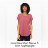 Lululemon Athletica Tops | Lululemon Cherry Tint Love Crew T-Shirt | Color: Pink | Size: 6