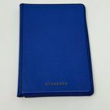 Burberry Tablets & Accessories | Burberry Leather Ipad Mini Cover Case Sapphire Blue With Embossed Logo | Color: Blue | Size: Os