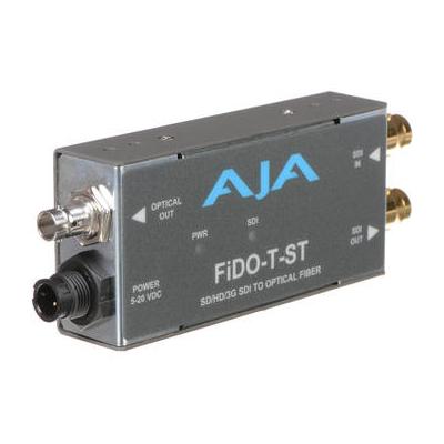 AJA FiDO Single-Channel 3G-SDI to ST Fiber Mini Co...