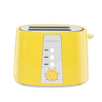 Toaster 2 Slice,6 Shade Settings, Removable Crumb Tray, 750W