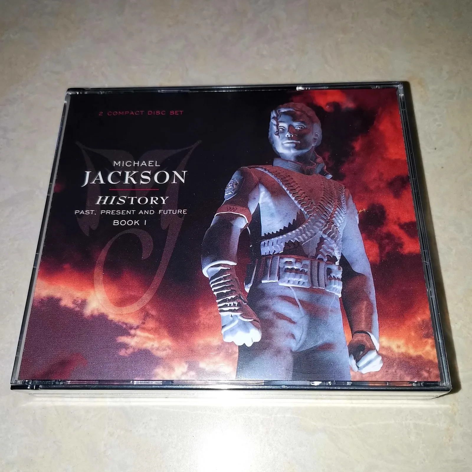 Superstar MJ Michael Jackson Musik CD King of Pop History Album Compact Disc Cosplay CD-Player Party Musik Soundtracks Box Geschenke Image