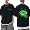 FELIZ CUMPLEANOS Ferxxo 2023 Tour t-shirt stampata Double face FELIZ Feid Hip Hop street wear top