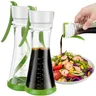 2 Stück Salatdressing-Shaker mit Griff auslaufs icherer Salatdressing-Mixer mit leicht zu gießen dem