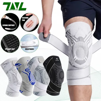 Genouillère élastique de sport pour le volley-ball 1 pièce bandage de compression pour le soutien