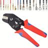 1 Set Terminal Crimping Pliers Sna-48b, Nickel-iron Alloy Jaw, Suitable For: 0.5-2.5mm²/20-13awg Copper Nose Bare Terminals 2.8/4.8/6.3mm Male And Female Docking Terminals, Manual Hardware Tools