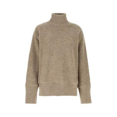 Dove Grey Terry Fabric Oversize Sweater - Natural ...