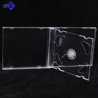 Household Standard Single Disc Storage Box DVD Case CD Case Empty Clear Plastic CD Jewel Case Disc