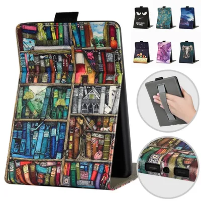 Cute Smart Case for 6.8' 6'' Kindle Paperwhite Signature 11th Generation Edition 12th 2024 7'' 7th
