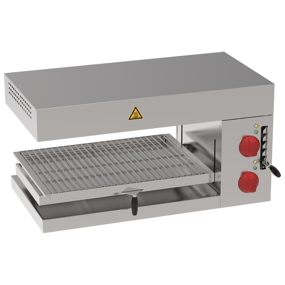Elektrischer grill 1 grillrost 57x40 - 750x400x350 mm - 4000 W 230/1V - 43740612 Eurast Image