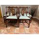 A Set of Chippendale Revival Mahogany Chairs, 6 Chairs and 2 Carvers, Dining Room, Antique Furniture, Vintage Furniture