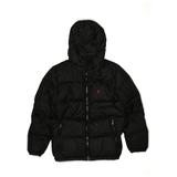 Polo by Ralph Lauren Coat: Black Solid Jackets & Outerwear - Kids Girl's Size 14