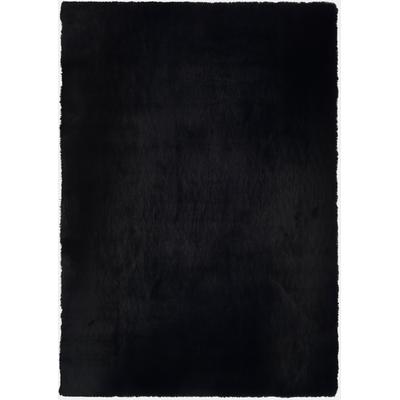 Teppich OCI DIE TEPPICHMARKE "ROCKY SOFT", schwarz, B:67cm H:35mm L:130cm, Polyester, Teppiche, Kunstfell, weich, kuschelig, maschinell gewebt, waschbar Image